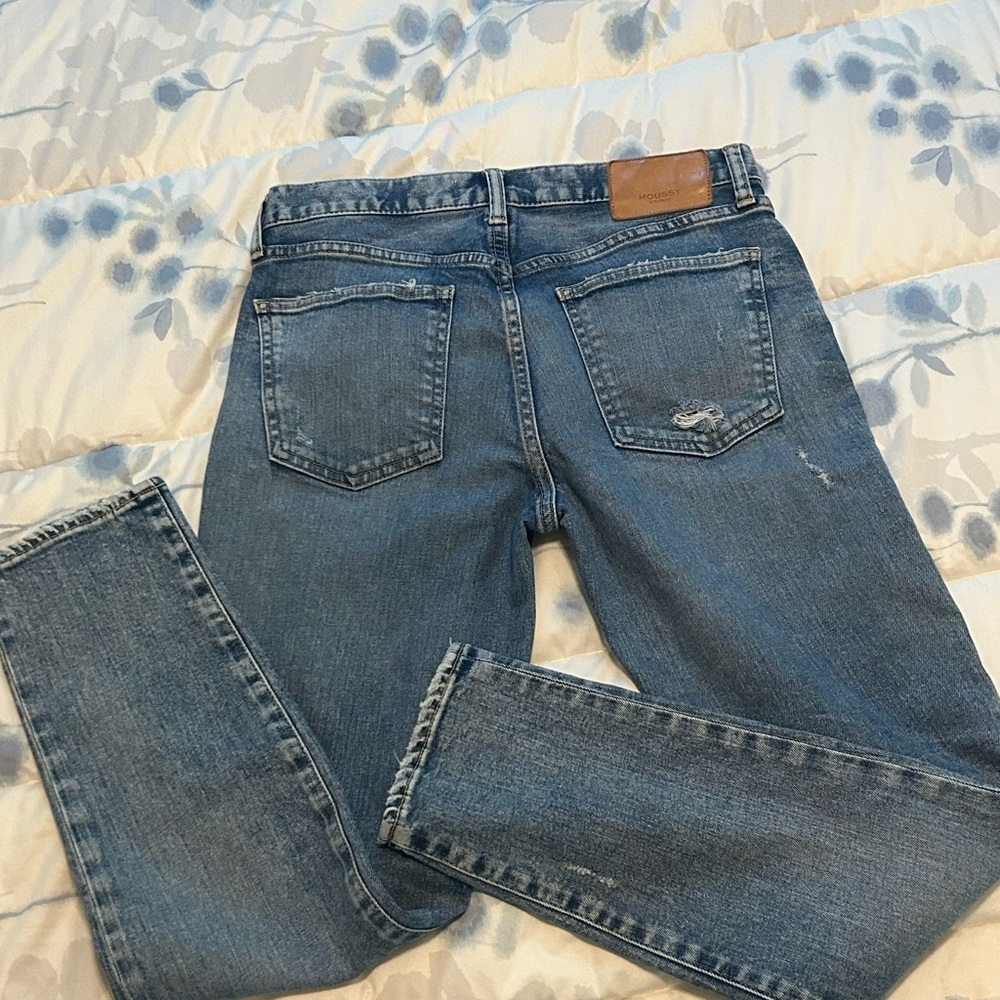 Moussy Straight Leg Jeans Classic Style - Picture 8 of 10
